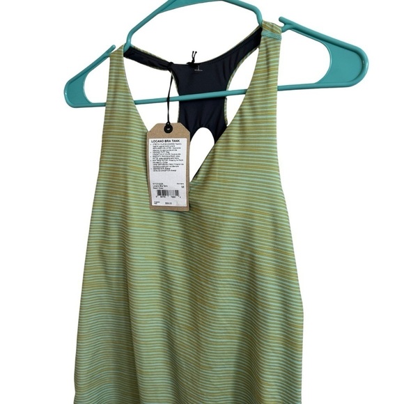 NWT PrAna Locano Bra Tank, Beach Glass, Size M - Picture 5 of 9